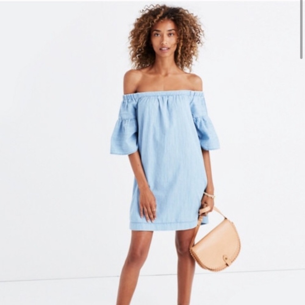 Madewell Azalea Off the Shoulder Dress